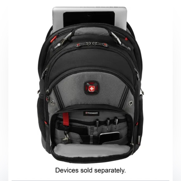 SwissGear - "NWT" Synergy Backpack for 16" Laptop Black and Gray MBS Logo - Picture 10 of 15